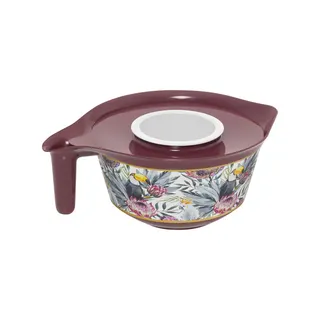 Миска для міксера мірна з подвійною кришкою Herevin Burgundy (2.3 л)