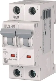 Вимикач автоматичний EATON HL-C16/2 2п 16А 6шт/уп