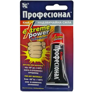 Клей Професіонал червоний (взуття,шкіра) 35мл
