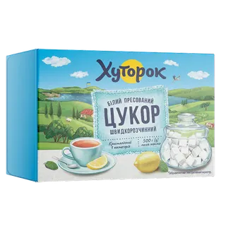 Цукор Хуторок пресований 500 гр