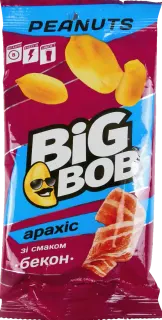 Арахiс BIG BOB з беконом 60 г