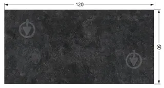 Плитка підлога Iron Anthracite F P 60*60 Semi Lappato