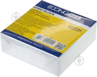 Блок/зам нкл, 85*85 "Economix" №Е20940 400арк білий