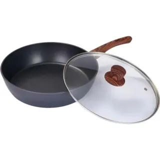 Сковорода BravoChef глибока з кришкою 24см