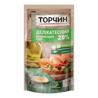 Соус Торчин майонезний 150гр Делікатесний д/п