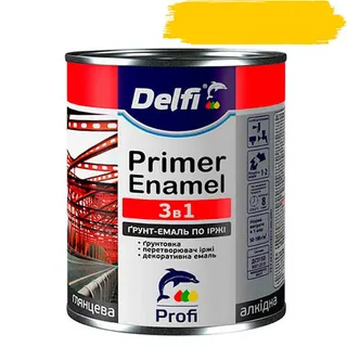Емаль Delfi 2,8 кг Жовта