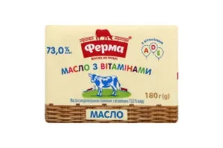Масло Селянське 73% Ферма 180 г