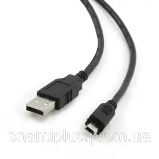 Кабель USB2.0 (AM/Mini) 1.8m Cablexpert (CCF-USB2-AM5P-6) Black ферит