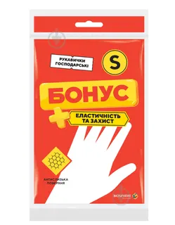 Рукавиці гумові S Унів Файний Бонус Економ