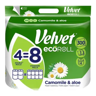 Туалетний Папір Velvet Ромашка Алоє 3 шар. 8рул