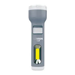 Ліхтар ручний акумуляторний LEBRON 1W+1W USB 1200mAh L-HL-30
