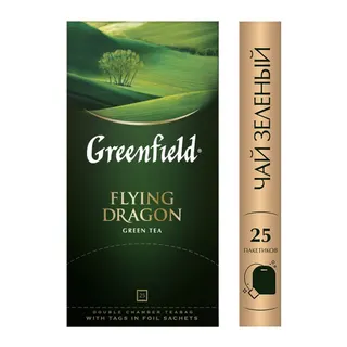 Чай Greenfield FLYING DRAGON green tea 25п