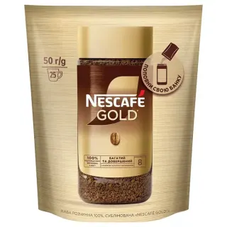 Кава Nescafe Gold розчинна 50 гр