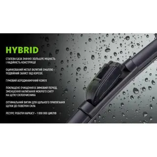 Щітки склоочисника гібридні Voin 19"-480мм (Tpx6m-19") Hybrid — фото 4