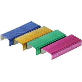 Скоби  Buromax №4421 кольор