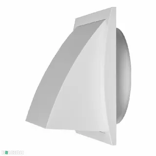 Решітка зі зворотнім клапаном пластмасовий Europlast 148*153мм d100мм