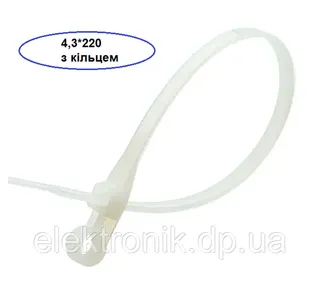 Стяжка д/електропроводки TAKEL 2.5*200/3*200 зелена