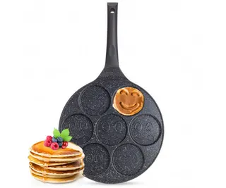 Сковорода Kamille  d26см алюміній а/п Black marble