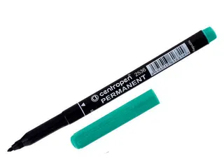 Маркер "Centropen" №2536 тонк. зелений