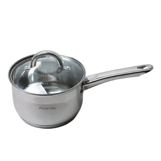 Ковш нерж. 2,0л KAMILLE з кришкою 
