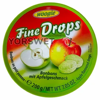 Льодяник Fine Drops яблуко 200 гр