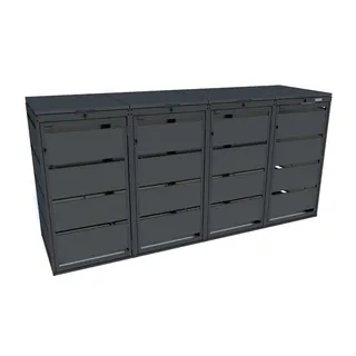 Органайзер Idea Home Сірий NP-120, 12 ком, 30х30х10см
