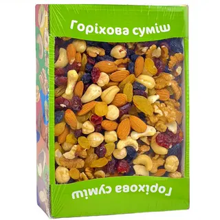 Суміш Горіхів 250г/зелен короб