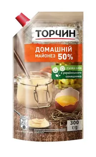 Майонез Торчин 300 гр. Домашній