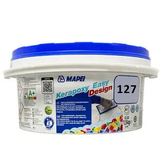 Епоксидна фуга Mapei Kerapoxy Easy Design 127 1,5 кг Арктичний Сірий