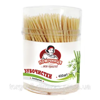 Зубочистки 400 шт Бамбук Помічниця