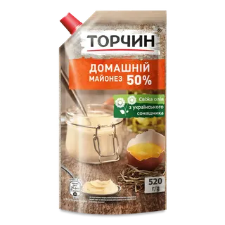 Майонез Торчин 520гр. Домашній