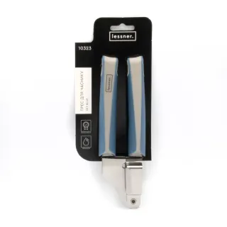 Прес для часнику Lessner Sky Blue з корозійностійкої сталі з прогум. ручкою 19 см