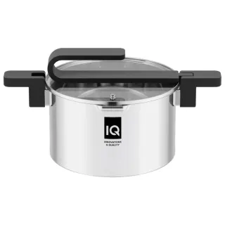Кастрюля нерж. IQ Be Smart 22см 4,2л з кришою
