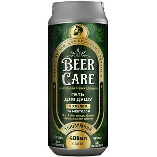 Гель д/душу Beer Care 2в1 Зволоження з аргініном 400 мл