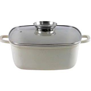 Кастрюля литй алюм. 3,3л 22*10см дно 3-х шарове Marble BR8004-22 Бравіра