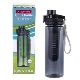Пляшка д/води 750 мл пластм спорт Kamille КМ 2304