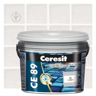 Затирка для плитки Ceresit CE 89 ULTRAEPOXY PREMIUM 2,5 кг №840 Жасмін