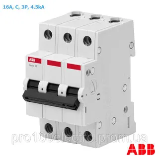 Автомат АББ Basic 3p 16A 4.5kA