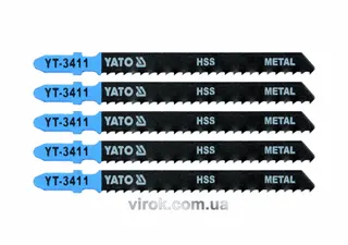 Полотно для лобзика YATO 8TPI метал(5шт) ПОШТУЧНО