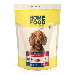 Корм для собак Home Food 700г Качка/індичка