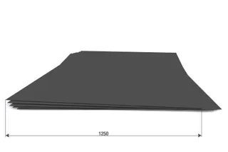 7024 мат 0,40мм Лист гладкий 1,25*2,00м