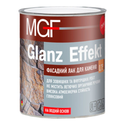 Лак MGF Glanz Effekt по камню 2.5 л