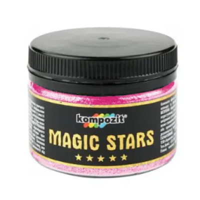 Гліттер Magic stars рожевий 60 гр