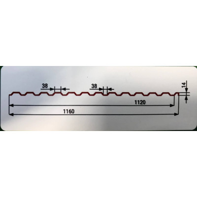 9006 Т-14 1,16*1,50м профлист стандарт