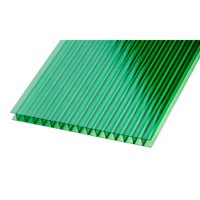 POLIGAL Полікарбонат 6 мм зелений (2,10*6,00м-12,6м²)