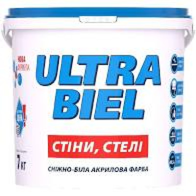 Фарба В\Е Sniezka Ultra Biel 7 кг (5 л)