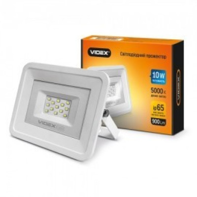 LED прожектор Videx 10W 5000K 220V White