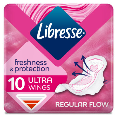 Лібрес Invisible Normal Wing (3мм) 10шт.+Tins (рожеві)