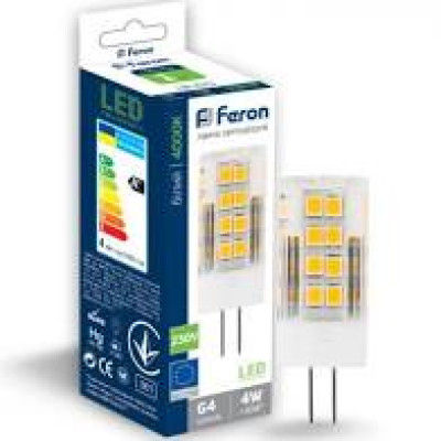 Лампа LED Feron LB-440 230V 4W 51Leds G9 4000K 320 Lm