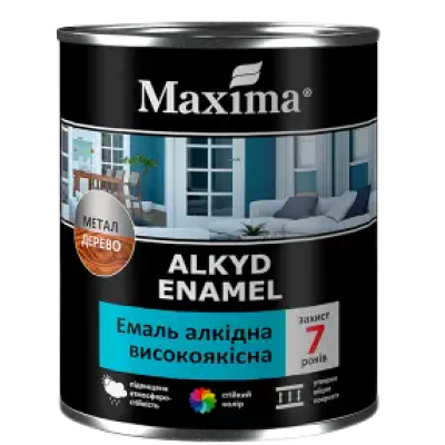 Емаль Maxima 0,7 кг яскраво-зелена